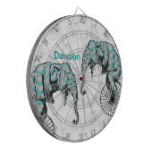 ゾウとバイクは対等だ！ ダーツボード (正面左)