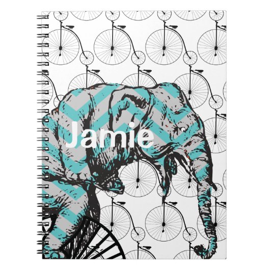 ゾウとバイクは対等だ! ノートブック (正面)