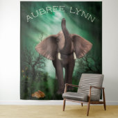 ゾウとバニー タペストリー (インサイチュ)
