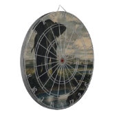 ゾウとヒョウがインディアン砂漠に ダーツボード (正面左)