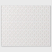 ゾウとフラミンゴスラッピング紙 ラッピングペーパー (フラット)