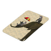 ゾウとペンギン マグネット (左側)