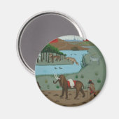 ゾウとユニコーン磁石 マグネット (正面/裏面)