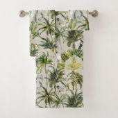 ゾウと友人のヤシのジャングル バスタオルセット (インサイチュ)