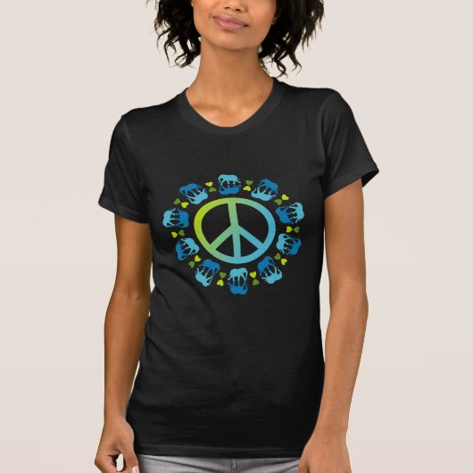 ゾウと平和 Tシャツ (正面)