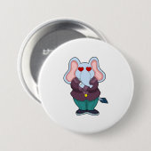 ゾウと新郎スーツ.PNG 缶バッジ (正面&裏面)