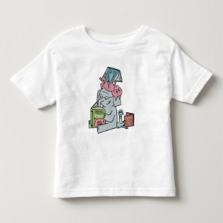 ゾウと豚読の友だち トドラーTシャツ
