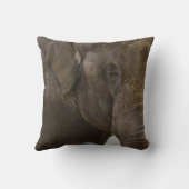 ゾウのアップクローズ クッション (裏面)