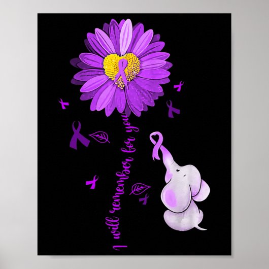 ゾウのアルツハイマー病に気付いたことを覚えている ポスター (正面)