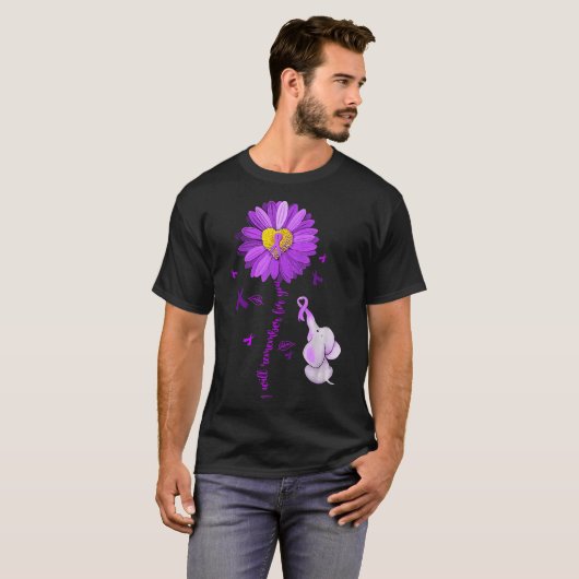 ゾウのアルツハイマー病に気付いたことを覚えている Tシャツ (正面フル)