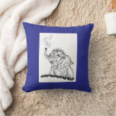 ゾウのエネルギー クッション (ブランケット)