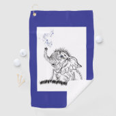 ゾウのエネルギー ゴルフタオル (インサイチュ)