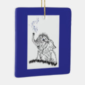 ゾウのエネルギー セラミックオーナメント (右)