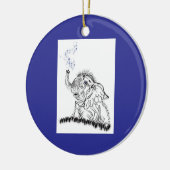 ゾウのエネルギー セラミックオーナメント (左)