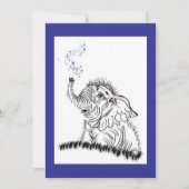 ゾウのエネルギー 案内状 (正面)