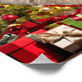 ゾウのクリスマス挨拶 ポスター (角)