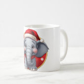 ゾウのクリスマス コーヒーマグカップ (正面右)