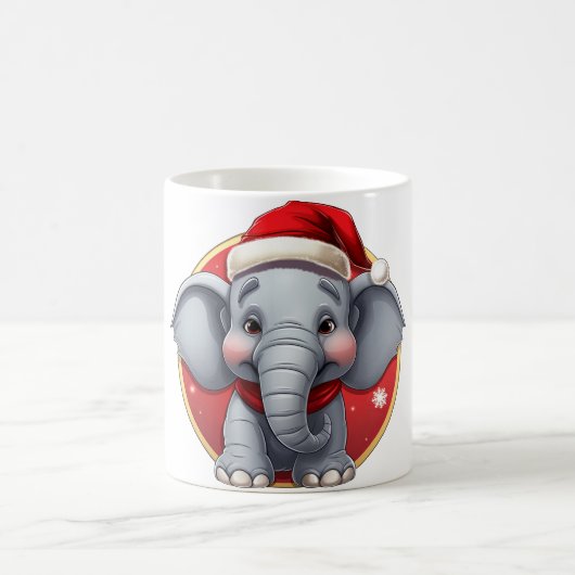 ゾウのクリスマス コーヒーマグカップ (中央)