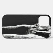 ゾウのグレースケール写真 Case-Mate iPhoneケース (裏面 (横))