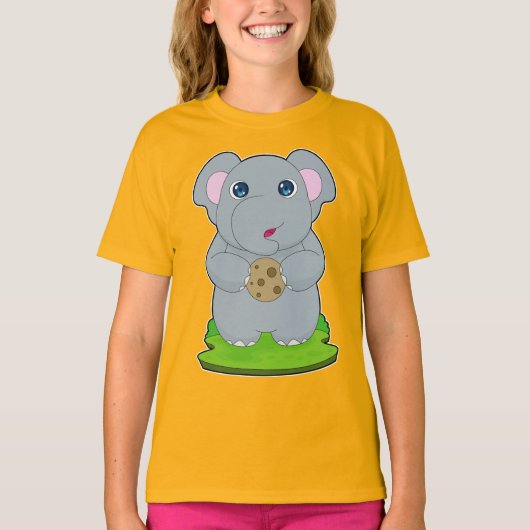 ゾウのコーヒー Tシャツ (正面)