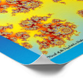 ゾウのサイケデリック群れ ポスター (角)