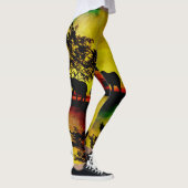 ゾウのサンセット女性のレギンス レギンス (右)