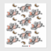 ゾウのシール シール (シート)