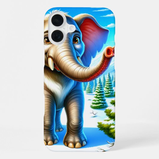ゾウのスマホケース iPhoneケース (裏面)