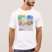 ゾウのタクシラインシャツ Tシャツ (正面)