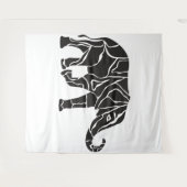 ゾウのタペストリー タペストリー (正面(横))