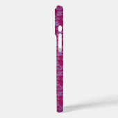 ゾウのダマスク紫の赤いiphone Case-Mate iPhoneケース (裏面 / 左)