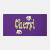 ゾウのチェリル名、デスクマット デスクマット (正面)