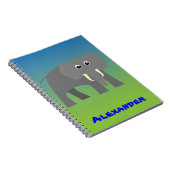 ゾウのノート ノートブック (右側)