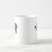 ゾウのハッピーバレンタインデー コーヒーマグカップ (中央)