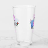 ゾウのハッピーバレンタインデー タンブラーグラス (左)