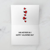 ゾウのバレンタインデー シーズンカード (内部)