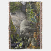 ゾウのファミリーテンプルオブソレス スローブランケット (正面縦)