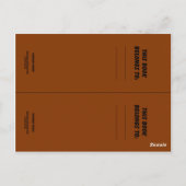 ゾウのファミリーブックマーカー ポストカード (裏面)