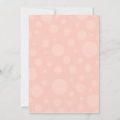 ゾウのベビーシャワー招待状 招待状 (裏面)