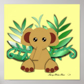 ゾウのポスター ポスター (正面)