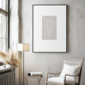 ゾウのラインアートポスター | ミニマルサファリウォール ポスター