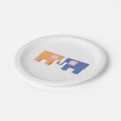 ゾウの仲間 ペーパープレート (アングル)