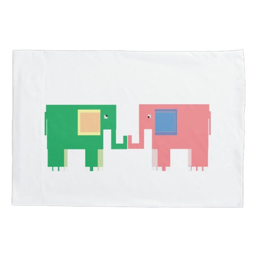 ゾウの仲間 枕カバー (裏面)