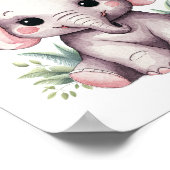 ゾウの保育園ポスター – 強くあれ、大きな夢を見ろ ポスター (角)