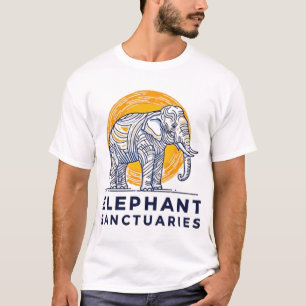 ゾウの保護区Tシャツ Tシャツ
