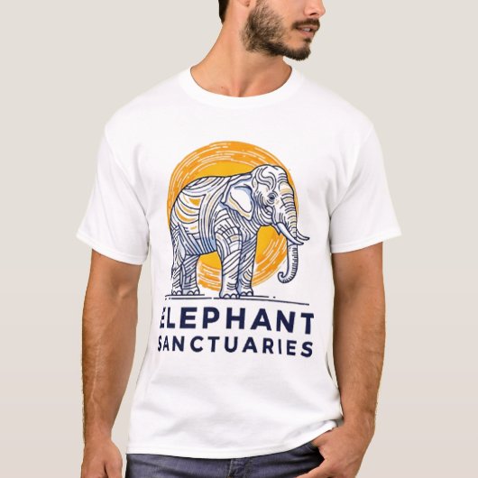 ゾウの保護区Tシャツ Tシャツ (正面)