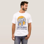 ゾウの保護区Tシャツ Tシャツ (正面フル)