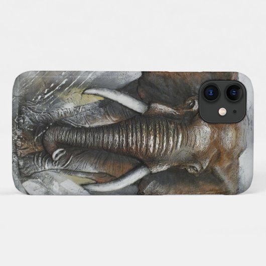 ゾウの充電 Case-Mate iPhoneケース (裏面(横))