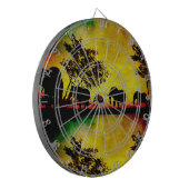 ゾウの夕日 ダーツボード (正面左)