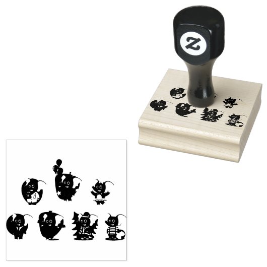 ゾウの子 ラバースタンプ (押印)